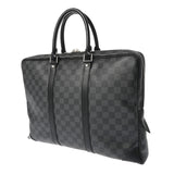 LOUIS VUITTON ルイヴィトン ダミエグラフィット ヴォワヤージュ 黒/グレー N51992 メンズ ダミエグラフィットキャンバス ビジネスバッグ Cランク 中古 銀蔵