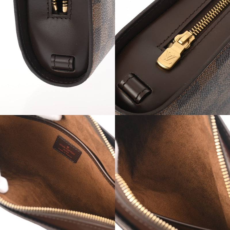 LOUIS VUITTON ルイヴィトン ダミエ サンルイ ブラウン N51993 メンズ ダミエキャンバス セカンドバッグ Aランク 中古 銀蔵