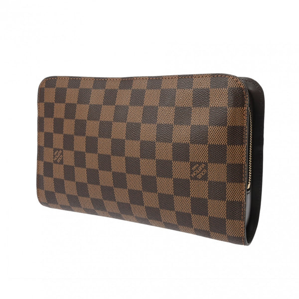 LOUIS VUITTON ルイヴィトン ダミエ サンルイ ブラウン N51993 メンズ ダミエキャンバス セカンドバッグ Aランク 中古 銀蔵