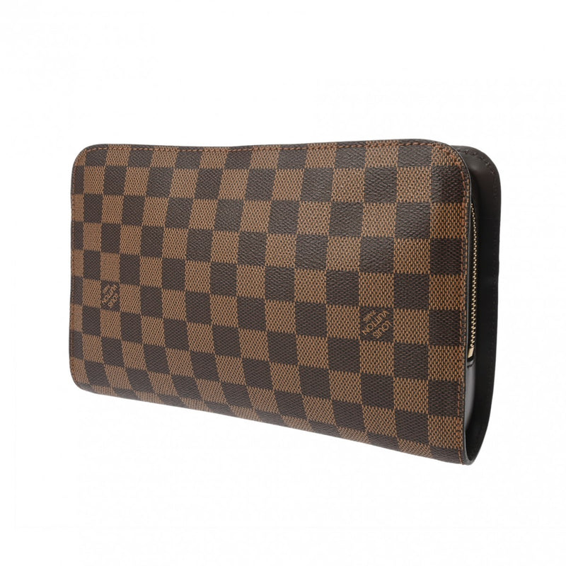 LOUIS VUITTON ルイヴィトン ダミエ サンルイ ブラウン N51993 メンズ ダミエキャンバス セカンドバッグ Aランク 中古 銀蔵