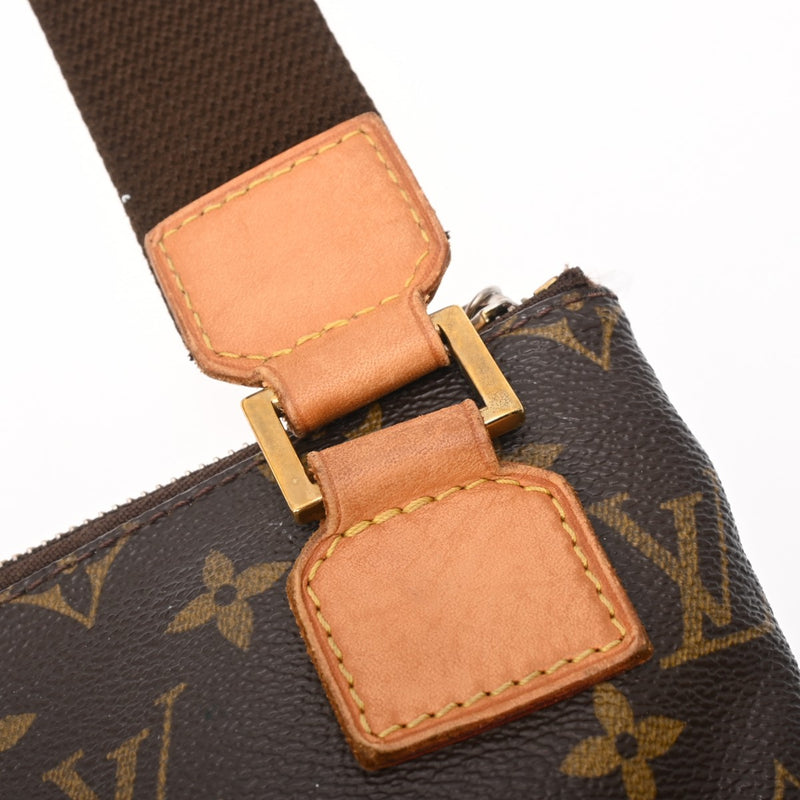 LOUIS VUITTON ルイヴィトン モノグラム ポシェットボスフォール ブラウン M40044 ユニセックス モノグラムキャンバス ショルダーバッグ Bランク 中古 銀蔵