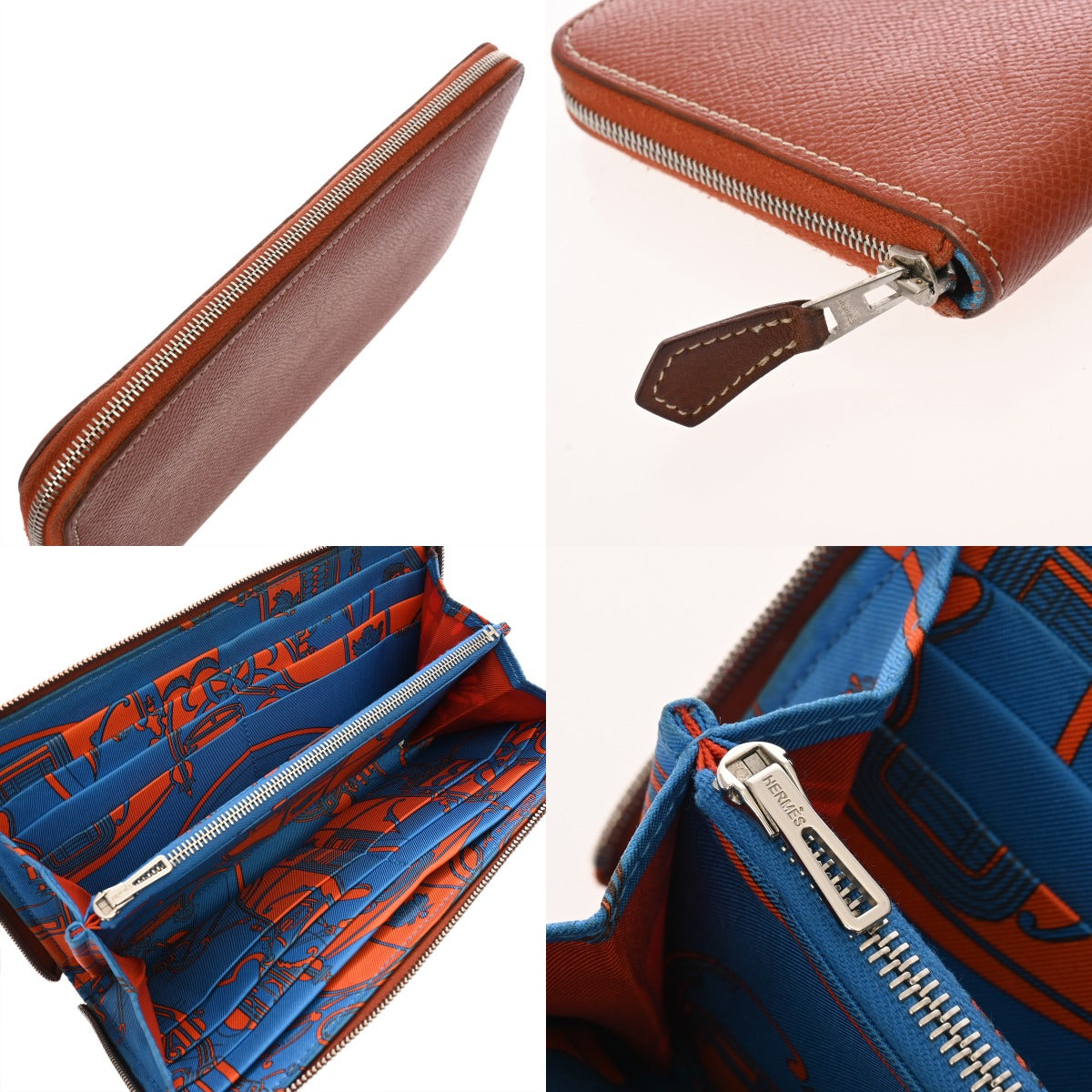 HERMES エルメス アザップロング シルクイン ブリック シルバー金具 X