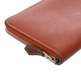 HERMES エルメス アザップロング シルクイン ブリック シルバー金具 X刻印(2016年頃) レディース ヴォーエプソン 長財布 Bランク 中古 銀蔵