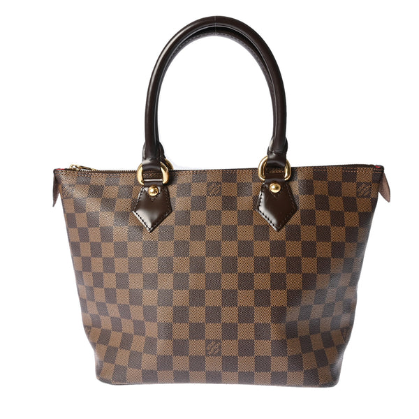 LOUIS VUITTON ルイヴィトン ダミエ サレヤ PM ブラウン N51183 レディース ダミエキャンバス ハンドバッグ ABランク 中古 銀蔵