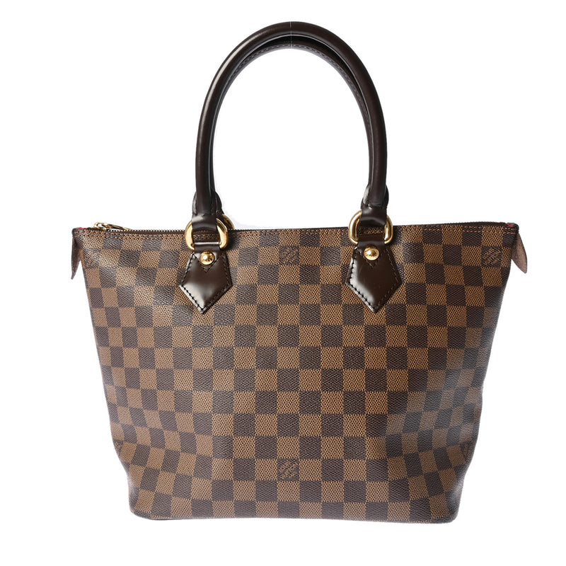 LOUIS VUITTON ルイヴィトン ダミエ サレヤ PM ブラウン N51183 レディース ダミエキャンバス ハンドバッグ ABランク 中古 銀蔵