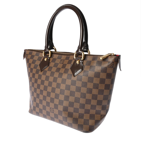 LOUIS VUITTON ルイヴィトン ダミエ サレヤ PM ブラウン N51183 レディース ダミエキャンバス ハンドバッグ ABランク 中古 銀蔵