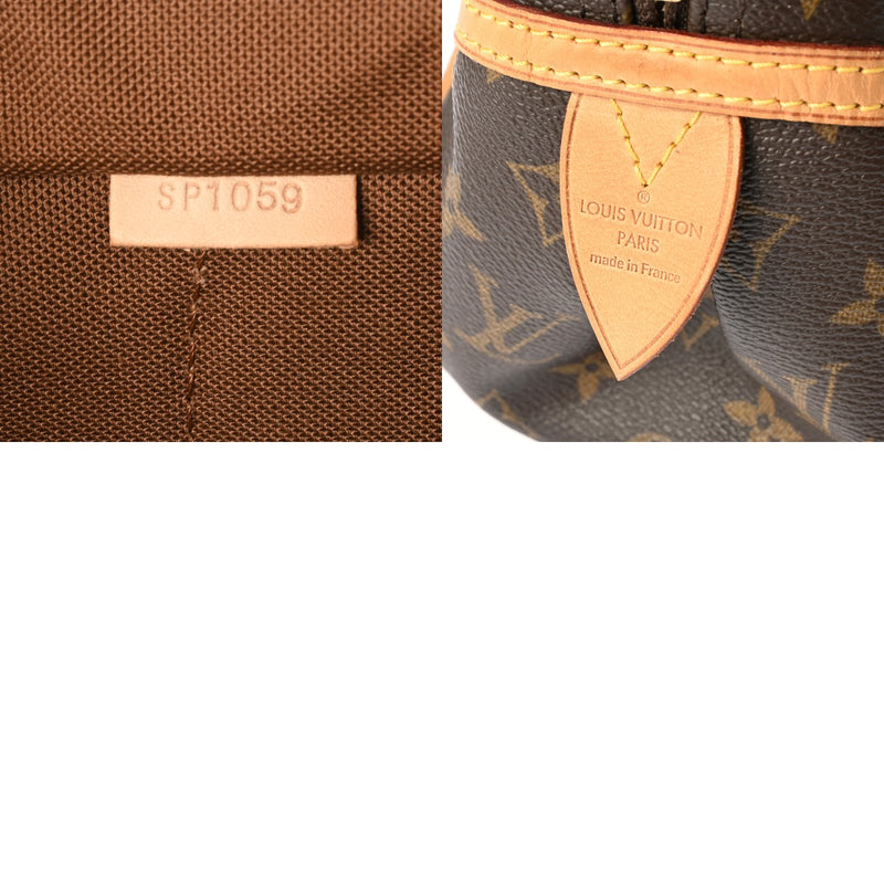 LOUIS VUITTON ルイヴィトン モノグラム モントルグイユ PM ブラウン M95565 レディース モノグラムキャンバス ハンドバッグ ABランク 中古 銀蔵