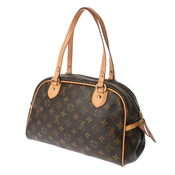 LOUIS VUITTON ルイヴィトン モノグラム モントルグイユ PM ブラウン M95565 レディース モノグラムキャンバス ハンドバッグ ABランク 中古 銀蔵
