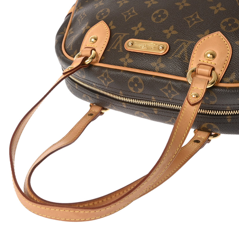 LOUIS VUITTON ルイヴィトン モノグラム モントルグイユ PM ブラウン M95565 レディース モノグラムキャンバス ハンドバッグ ABランク 中古 銀蔵