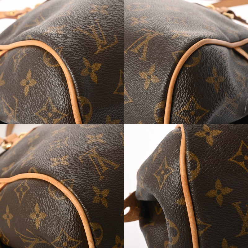 LOUIS VUITTON ルイヴィトン モノグラム モントルグイユ PM ブラウン M95565 レディース モノグラムキャンバス ハンドバッグ ABランク 中古 銀蔵