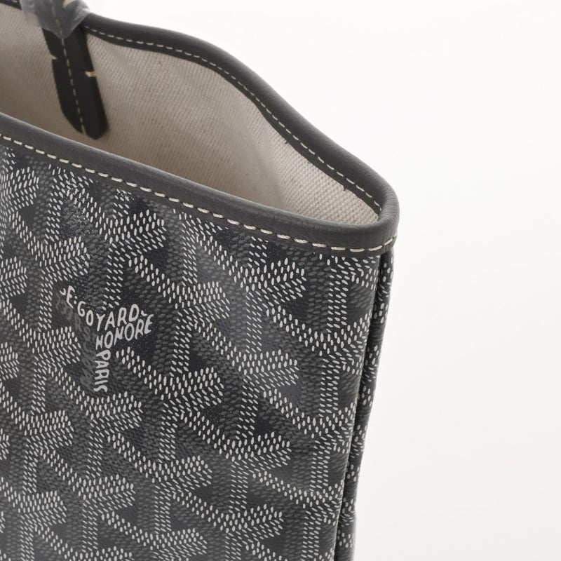GOYARD ゴヤール サンルイ PM ヘリンボーン グレー STLOUIPMLTY51CL51P ユニセックス ゴヤールキャンバス/シュヴロッシュカーフ トートバッグ 未使用 銀蔵