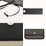 GOYARD ゴヤール サンルイ PM ヘリンボーン ブラック STLOUIPMLTY01CL01P ユニセックス ゴヤールキャンバス/シュヴロッシュカーフ トートバッグ 未使用 銀蔵