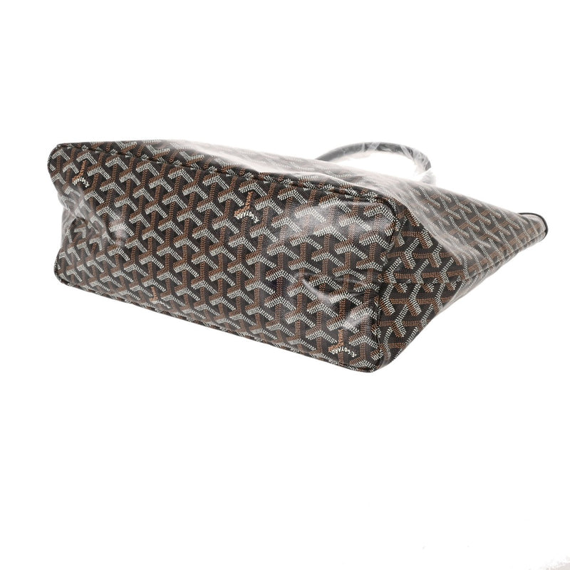 GOYARD ゴヤール サンルイ PM ヘリンボーン ブラック STLOUIPMLTY01CL01P ユニセックス ゴヤールキャンバス/シュヴロッシュカーフ トートバッグ 未使用 銀蔵