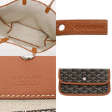GOYARD ゴヤール サンルイ PM ヘリンボーン ブラック/ナチュラル STLOUIPMLTY01CL03P ユニセックス ゴヤールキャンバス/シュヴロッシュカーフ トートバッグ 未使用 銀蔵
