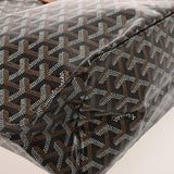 GOYARD ゴヤール サンルイ PM ヘリンボーン ブラック/ナチュラル STLOUIPMLTY01CL03P ユニセックス ゴヤールキャンバス/シュヴロッシュカーフ トートバッグ 未使用 銀蔵