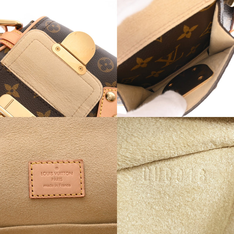 LOUIS VUITTON ルイヴィトン モノグラム ハドソン PM ブラウン M40027 