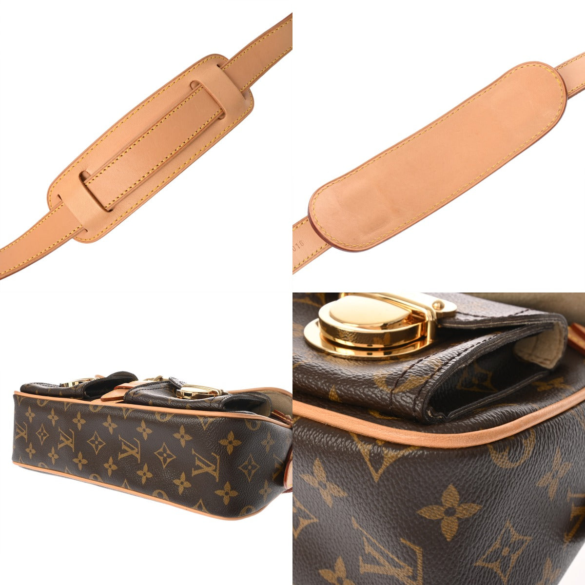 LOUIS VUITTON ルイヴィトン モノグラム ハドソン PM ブラウン M40027