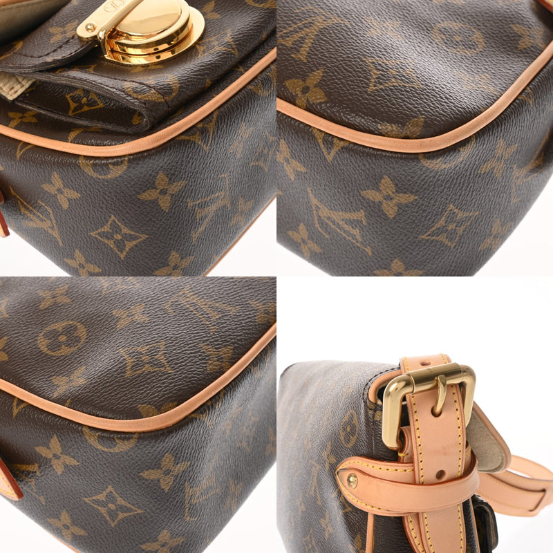 LOUIS VUITTON ルイヴィトン モノグラム ハドソン PM ブラウン M40027 
