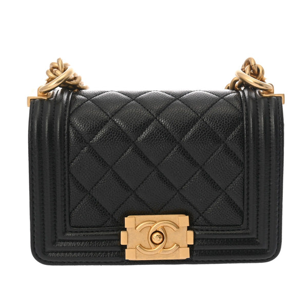 CHANEL 楽1番 CHANEL シャネル ボーイシャネル 15ミニ ブラック A67364 レディース