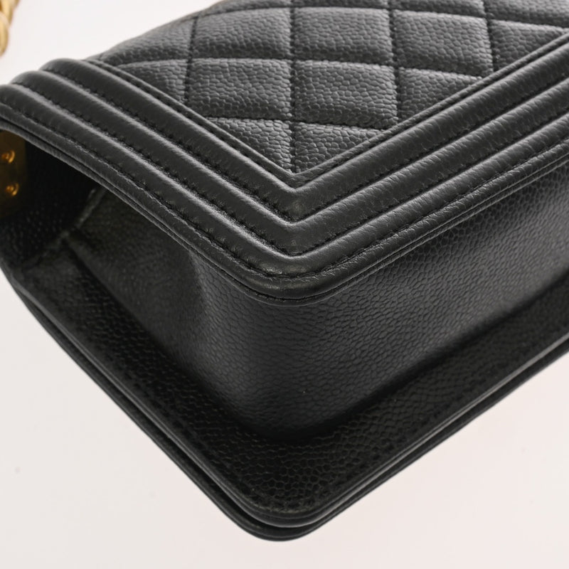 【オールド】シャネル CHANEL シャネル ボーイシャネル 15ミニ ブラック A67364 レディース