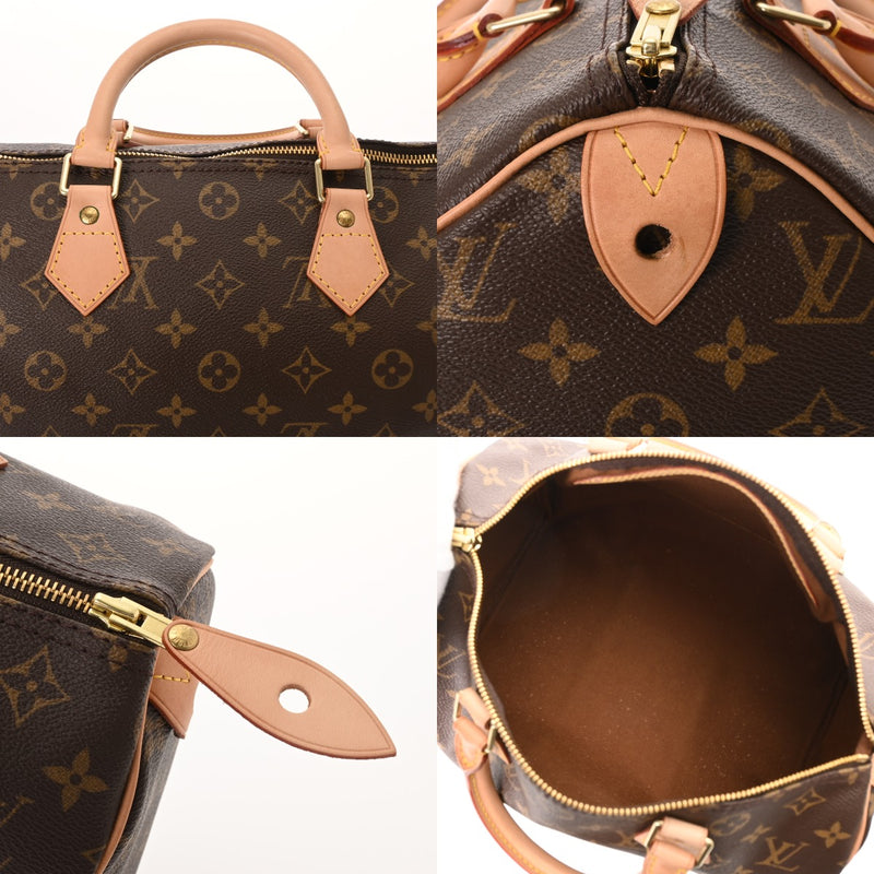 LOUIS VUITTON ルイヴィトン モノグラム スピーディ 30 旧型 ブラウン M41526 レディース モノグラムキャンバス ハンドバッグ ABランク 中古 銀蔵