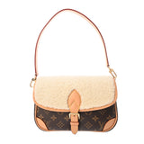 LOUIS VUITTON ルイヴィトン モノグラム コージーグラム ディアヌ NM PM ブラウン M46317 レディース モノグラムキャンバス シアリング ショルダーバッグ Aランク 中古 銀蔵