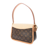 LOUIS VUITTON ルイヴィトン モノグラム コージーグラム ディアヌ NM PM ブラウン M46317 レディース モノグラムキャンバス シアリング ショルダーバッグ Aランク 中古 銀蔵