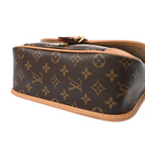 LOUIS VUITTON ルイヴィトン モノグラム コージーグラム ディアヌ NM PM ブラウン M46317 レディース モノグラムキャンバス シアリング ショルダーバッグ Aランク 中古 銀蔵