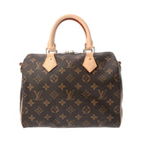 LOUIS VUITTON ルイヴィトン モノグラム スピーディ バンドリエール 25 ブラウン M46977 ユニセックス モノグラムキャンバス ハンドバッグ 新同 中古 銀蔵