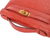 HERMES エルメス ポシェットケリー ブーゲンビリア □N刻印(2010年頃) レディース アリゲーターマット ハンドバッグ ABランク 中古 銀蔵