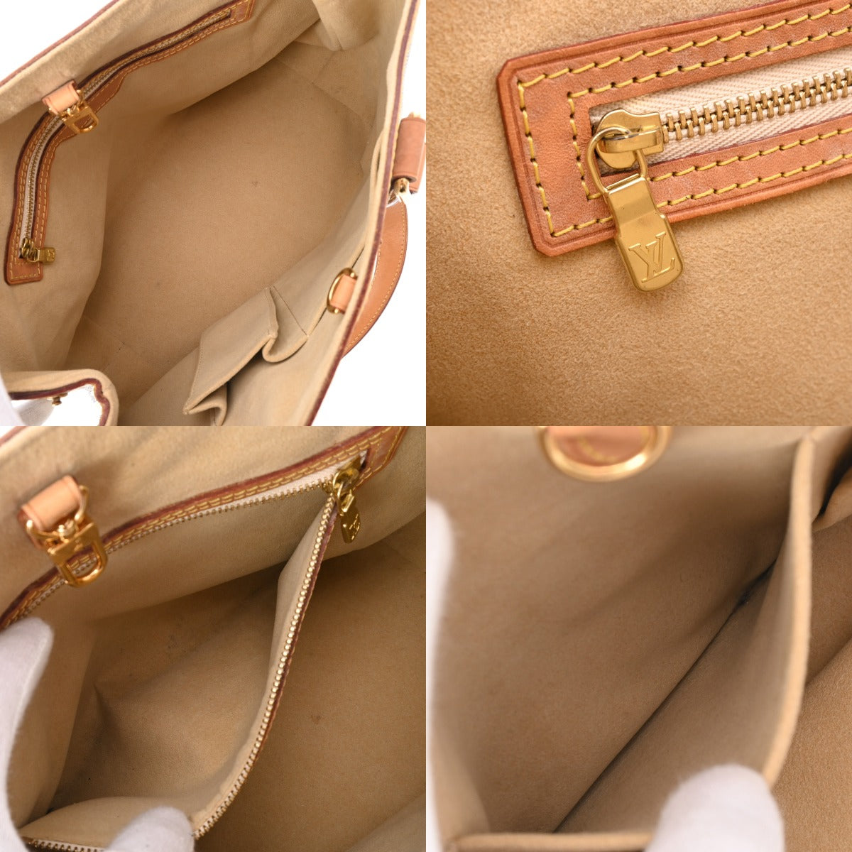 LOUIS VUITTON ルイヴィトン ダミエアズール ハムステッド PM ホワイト