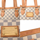 LOUIS VUITTON ルイヴィトン ダミエアズール ハムステッド PM ホワイト N51207 レディース ダミエアズールキャンバス ハンドバッグ Bランク 中古 銀蔵