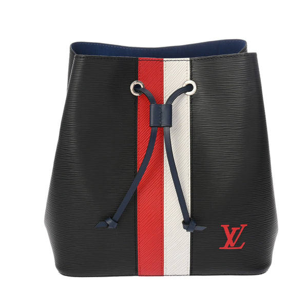 LOUIS VUITTON ルイヴィトン エピ ネオノエ ノワール/レッド/ホワイト