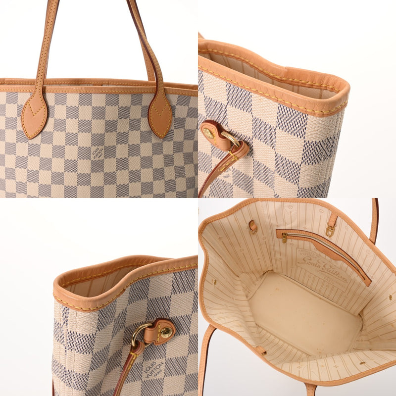LOUIS VUITTON ルイヴィトン ダミエアズール ネヴァーフル MM 旧型