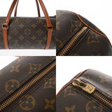 LOUIS VUITTON ルイヴィトン モノグラム パピヨン PM 旧型 ブラウン M51386 レディース モノグラムキャンバス ハンドバッグ ABランク 中古 銀蔵