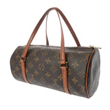 LOUIS VUITTON ルイヴィトン モノグラム パピヨン PM 旧型 ブラウン M51386 レディース モノグラムキャンバス ハンドバッグ ABランク 中古 銀蔵