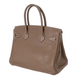 HERMES エルメス バーキン 30 エトゥープ T刻印(2015年頃) レディース トリヨンクレマンス ハンドバッグ ABランク 中古 銀蔵