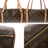 LOUIS VUITTON ルイヴィトン モノグラム パピヨン PM ブラウン M51386 レディース モノグラムキャンバス ハンドバッグ Bランク 中古 銀蔵