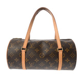 LOUIS VUITTON ルイヴィトン モノグラム パピヨン PM ブラウン M51386 レディース モノグラムキャンバス ハンドバッグ Bランク 中古 銀蔵
