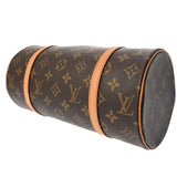 LOUIS VUITTON ルイヴィトン モノグラム パピヨン PM ブラウン M51386 レディース モノグラムキャンバス ハンドバッグ Bランク 中古 銀蔵