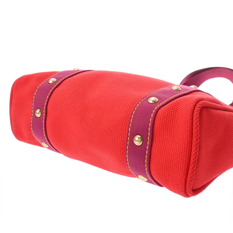 LOUIS VUITTON ルイヴィトン アンティグア カバ MM レッド M40034