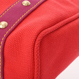 LOUIS VUITTON ルイヴィトン アンティグア カバ MM レッド M40034 レディース コットンキャンバス ハンドバッグ Aランク 中古 銀蔵