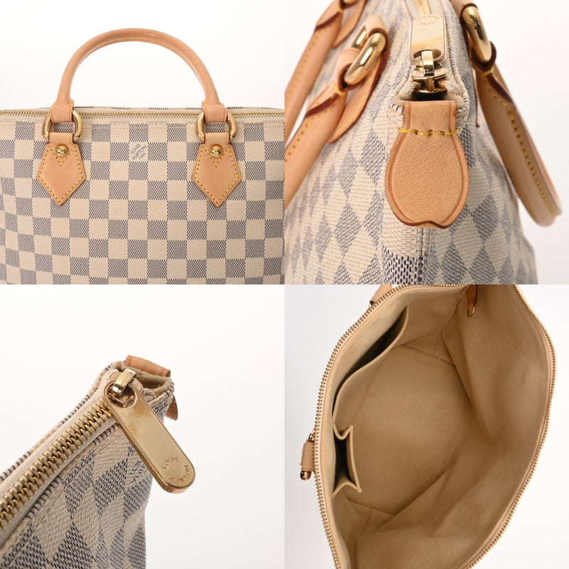 LOUIS VUITTON ルイヴィトン ダミエアズール サレヤ PM ホワイト N51186 レディース ハンドバッグ ABランク 中古 銀蔵