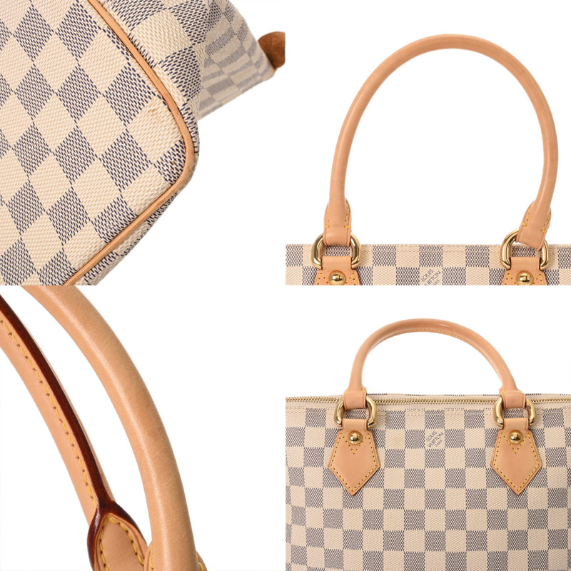 LOUIS VUITTON ルイヴィトン ダミエアズール サレヤ PM ホワイト N51186 レディース ハンドバッグ ABランク 中古 銀蔵