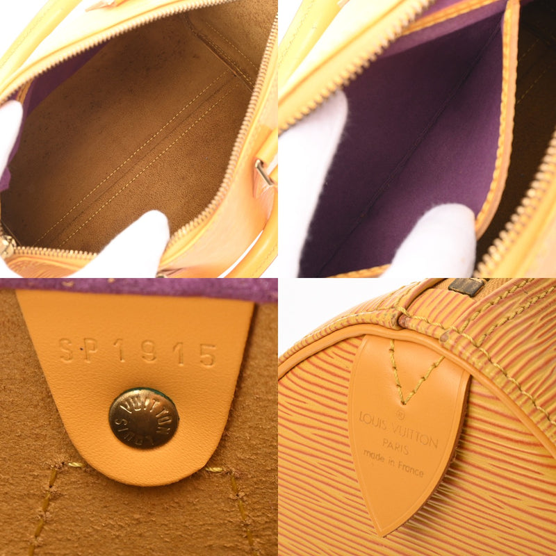 LOUIS VUITTON ルイヴィトン エピ スピーディ25 タッシリイエロー