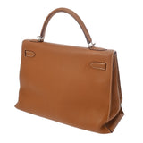 HERMES エルメス ケリー 32 外縫い ゴールド □K刻印(2007年頃) レディース トゴ 2WAYバッグ ABランク 中古 銀蔵