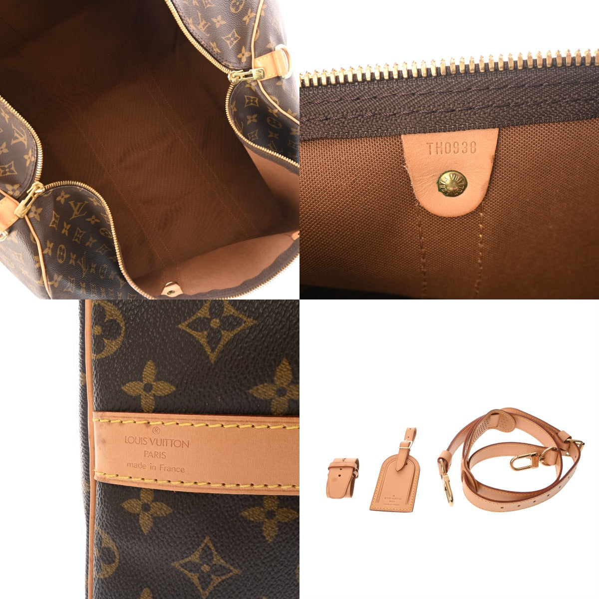 LOUIS VUITTON ルイヴィトン モノグラム キーポルバンドリエール 60