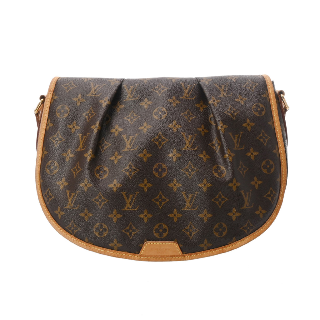 LOUIS VUITTON ルイヴィトン モノグラム メニルモンタン MM ブラウン