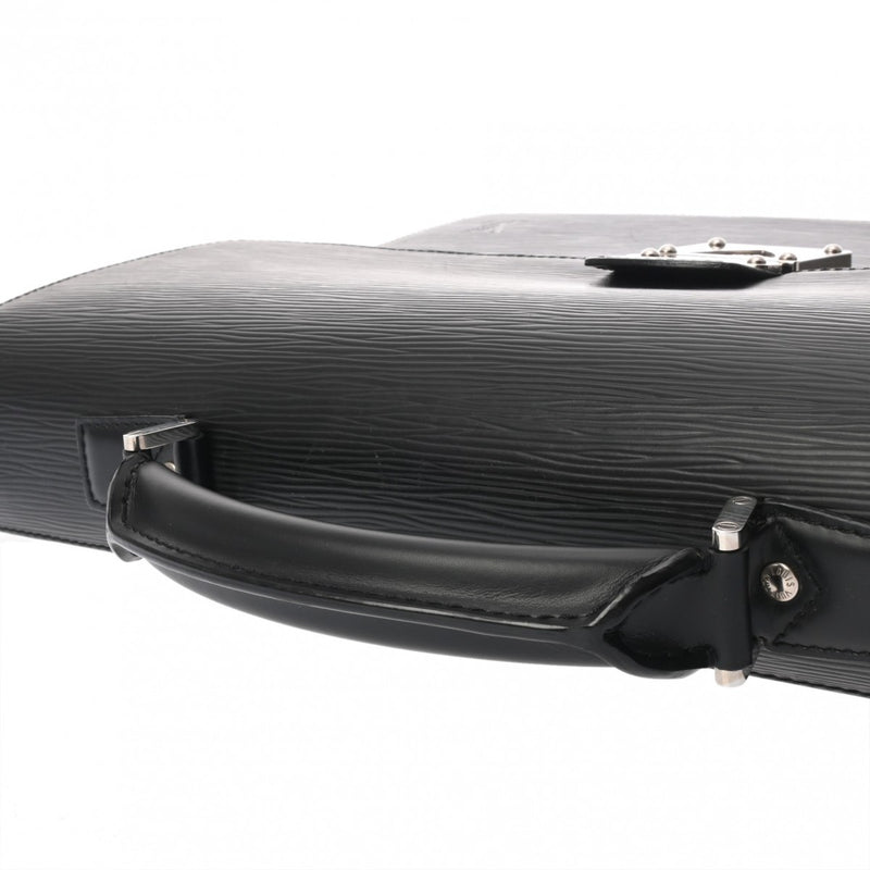 新品同様 ルイヴィトン エピ ラギート M54552 レザー ビジネス バッグ LOUIS VUITTON ルイヴィトン エピ ラギート ノワール M54552