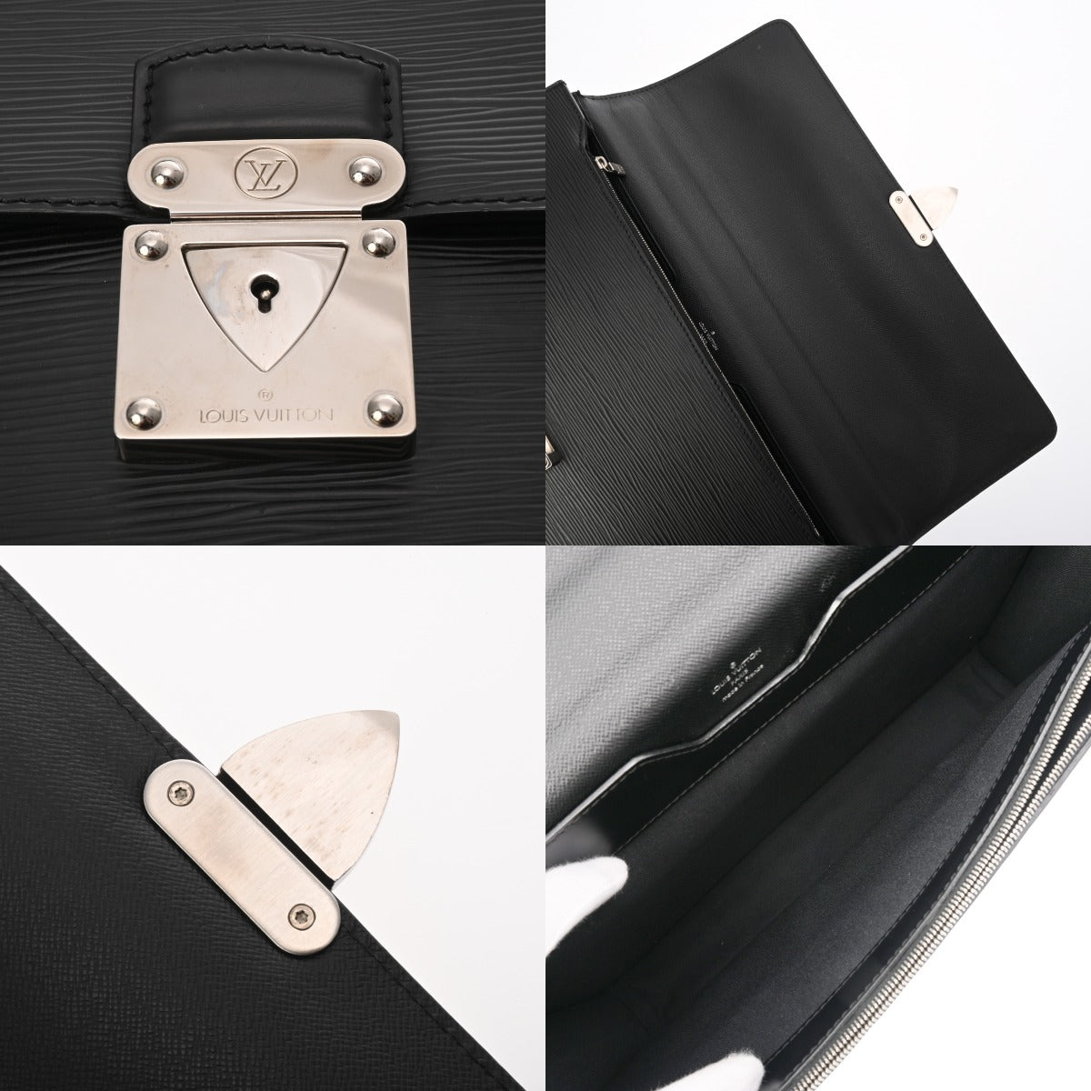 新品同様 ルイヴィトン エピ ラギート M54552 レザー ビジネス バッグ LOUIS VUITTON M54552 エピ ラギート 書類バッグ ブリーフケース